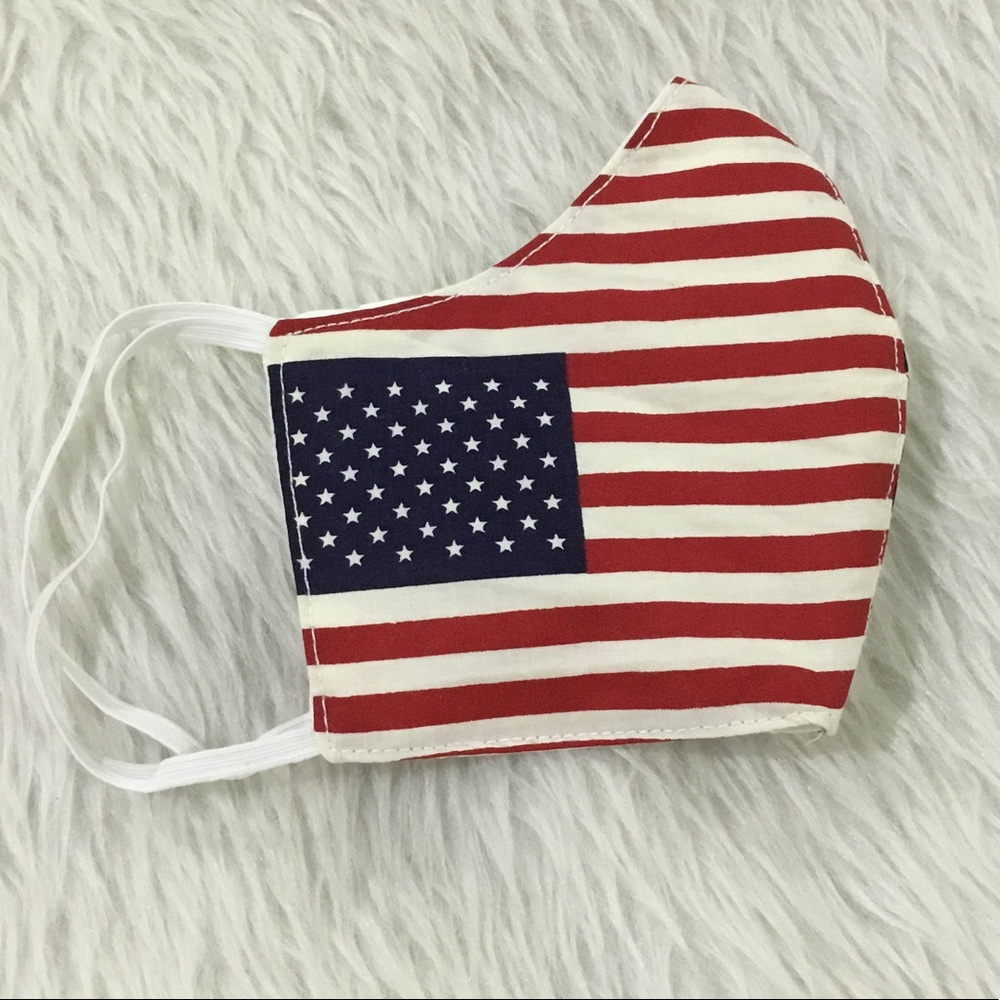 4 for $20 Adult face mask handmade American flag